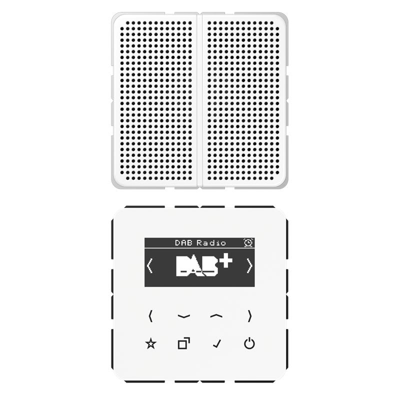 Jung - Smart Radio DAB+ kit Mono / CD500 Blanc