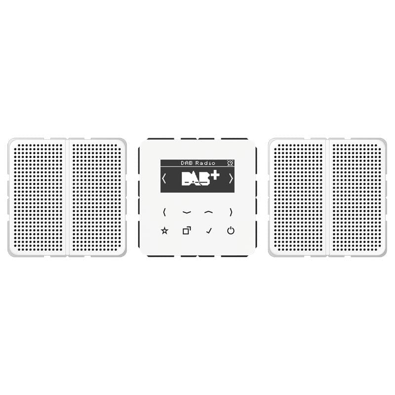 Jung - Smart Radio DAB+ kit Stéréo / CD500 Blanc