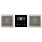 Jung - Smart Radio DAB+  Bluetooth- kit Stéréo / LS 990 Métal INOX
