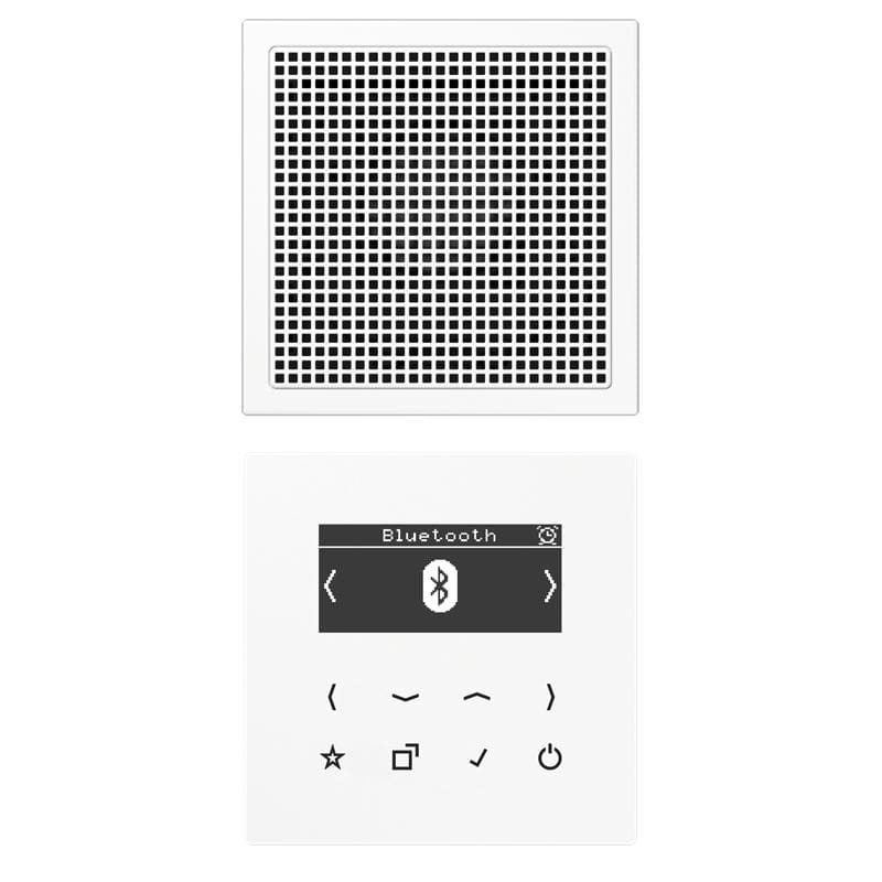 Jung - Smart Radio DAB+  Bluetooth- kit Mono / LS 990 Blanc