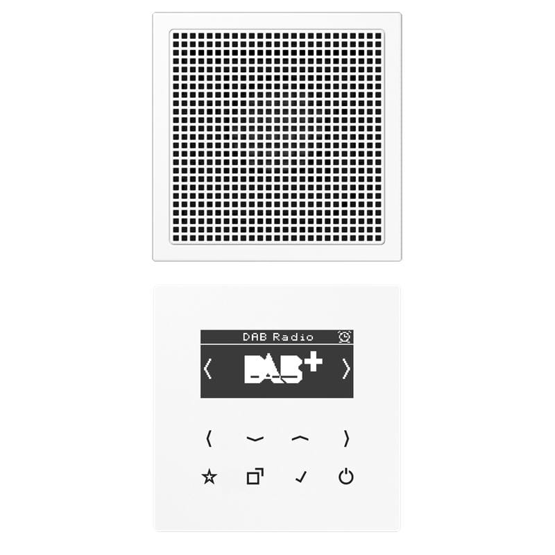 Jung - Smart Radio DAB+ kit Mono / LS 990 Blanc