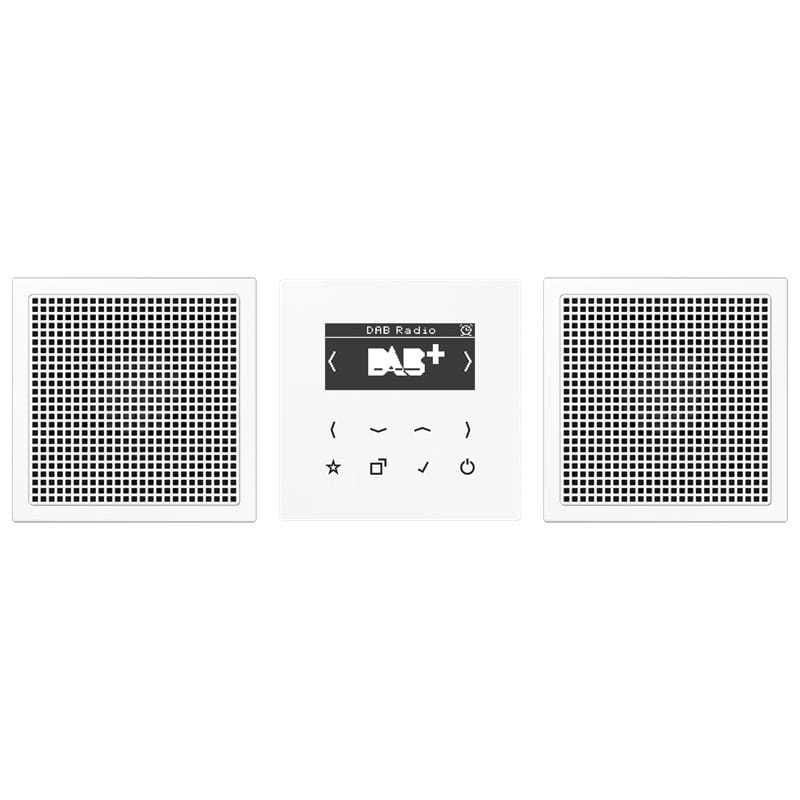 Jung - Smart Radio DAB+ kit Stéréo / LS 990 Blanc