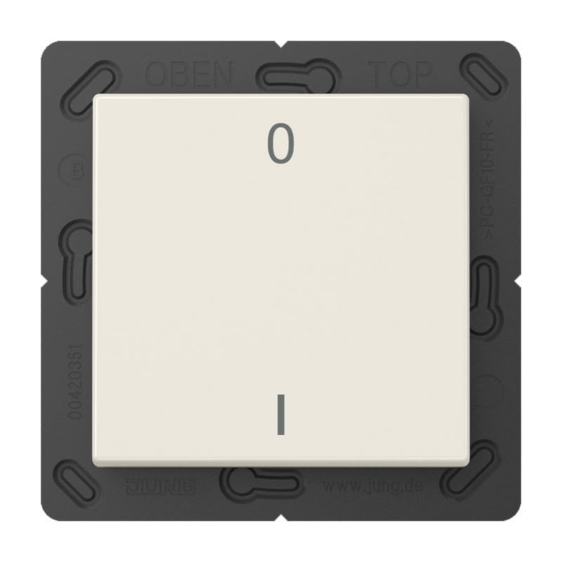 Jung - ENO Emetteur mural 2 voies & symb. 01 / A 500 Ivoire