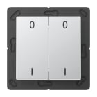 Jung - ENO Emetteur mural 4 voies & symb. 01 / A 500 Aluminium