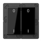 Jung - ENO Emetteur mural 4 voies & symb. 01 / A 500 Noir