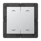 Jung - ENO Emetteur mural 4 voies & symb. flèches / A 500 Aluminium