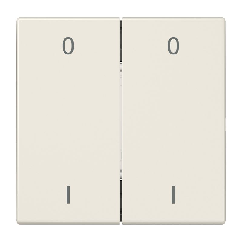 Jung - ENO Emetteur mural 4 voies & symb. 01 / LS 990 Ivoire