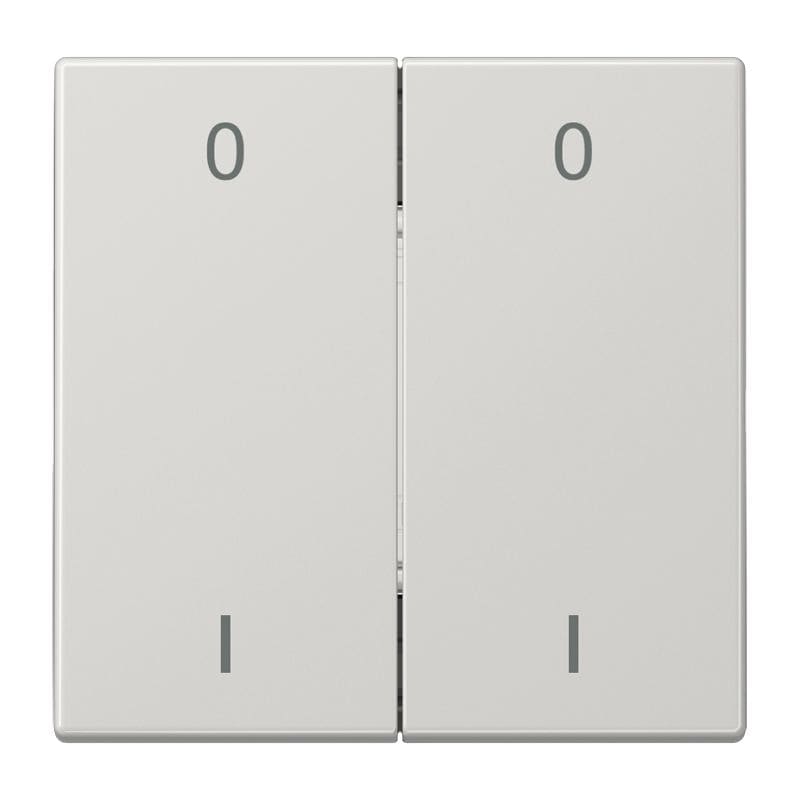 Jung - ENO Emetteur mural 4 voies & symb. 01 / LS 990 Gris clair
