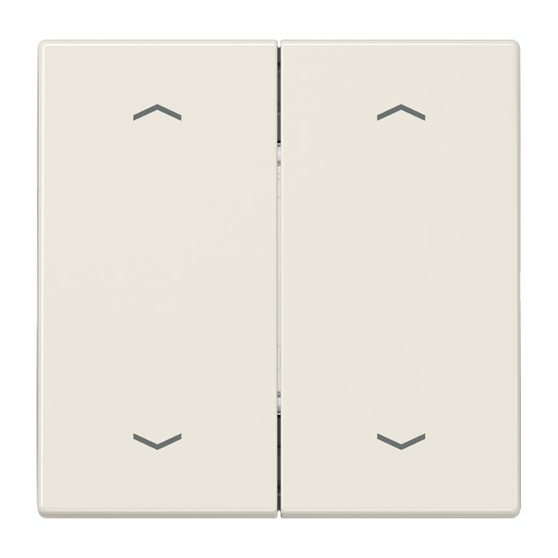 Jung - ENO Emetteur mural 4 voies & symb. flèches / LS 990 Ivoire