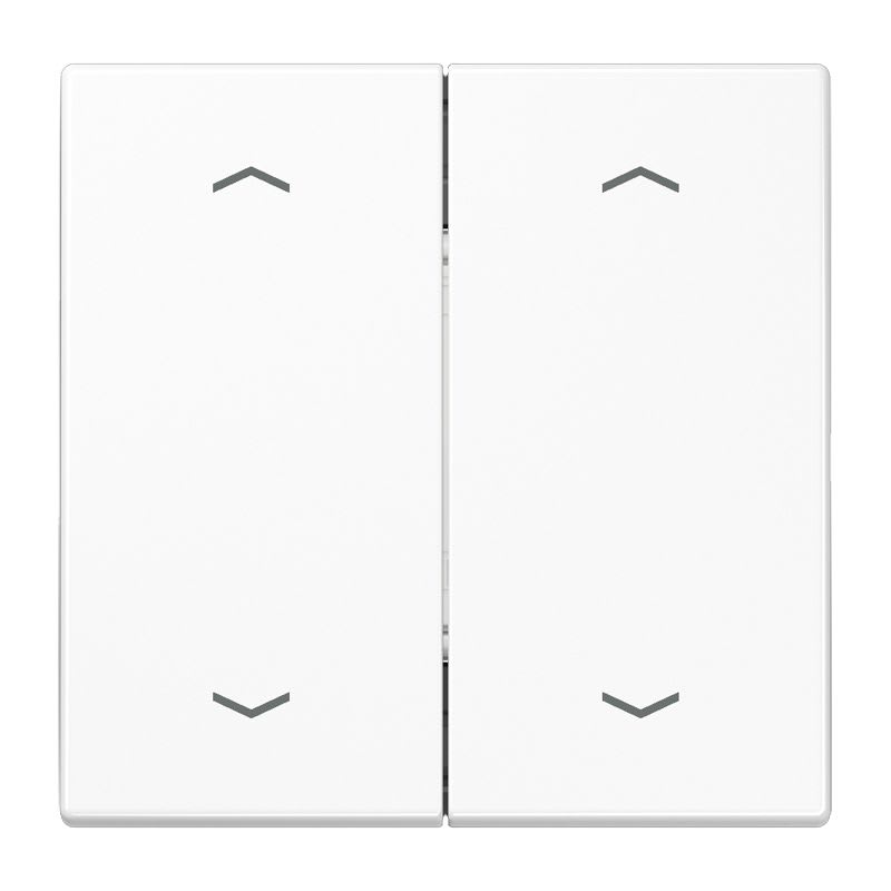 Jung - ENO Emetteur mural 4 voies & symb. Flèches / LS 990 Blanc