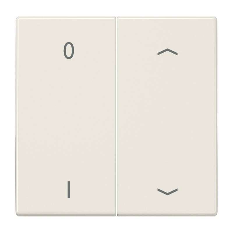 Jung - ENO Emetteur mural 4 voies & symb. 01/flèches / LS 990 Ivoire