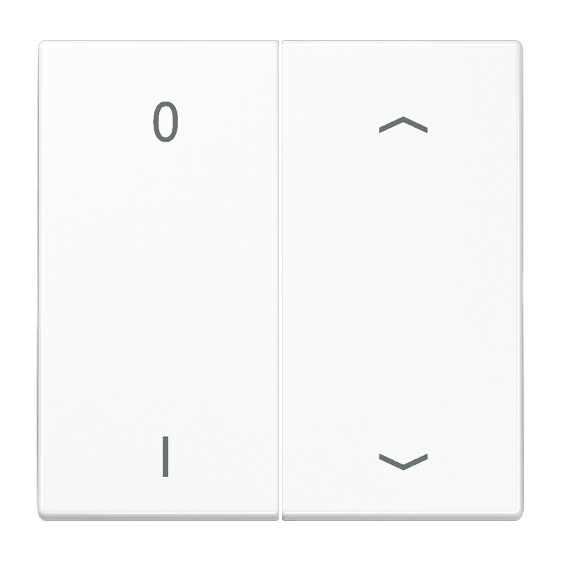 Jung - ENO Emetteur mural 4 voies & symb. 01/flèches / LS 990 Blanc