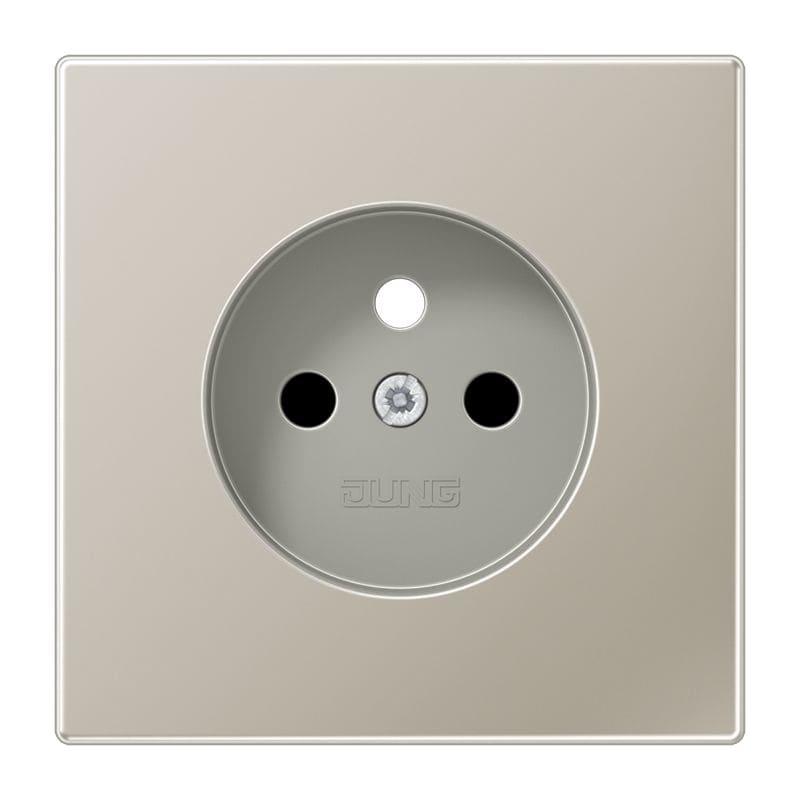 Jung - Enjo pour prise Franco/Belge / LS 990 Métal Inox