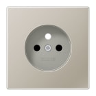 Jung - Enjo pour prise Franco/Belge / LS 990 Métal Inox