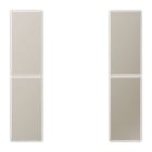 Jung - Kit touche complet 2 voies platine F50 / LS 990 Métal Inox