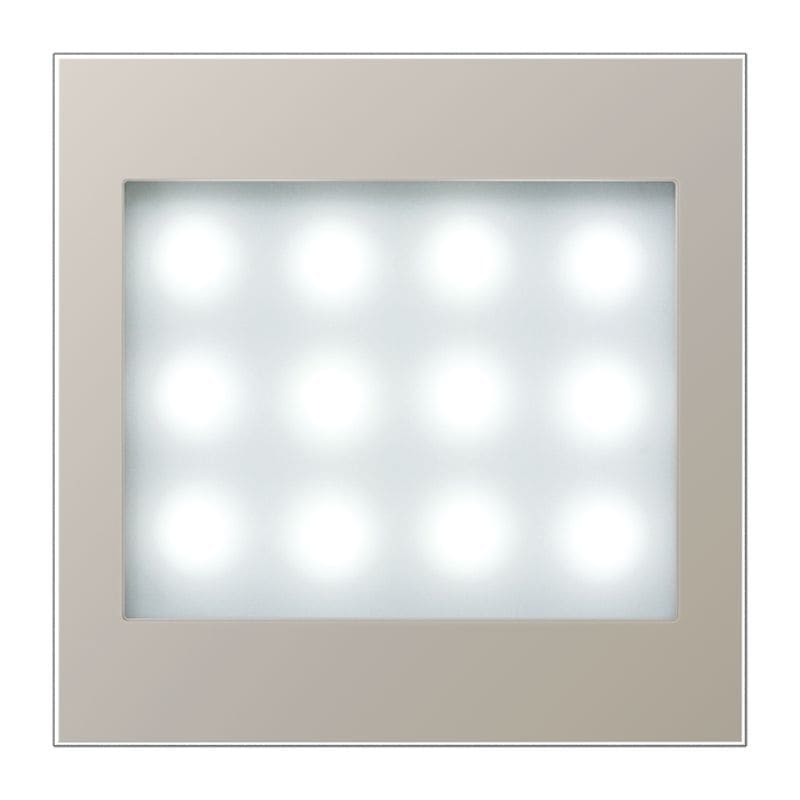 Jung - Liseuse LED blanc / LS 990 Métal Inox
