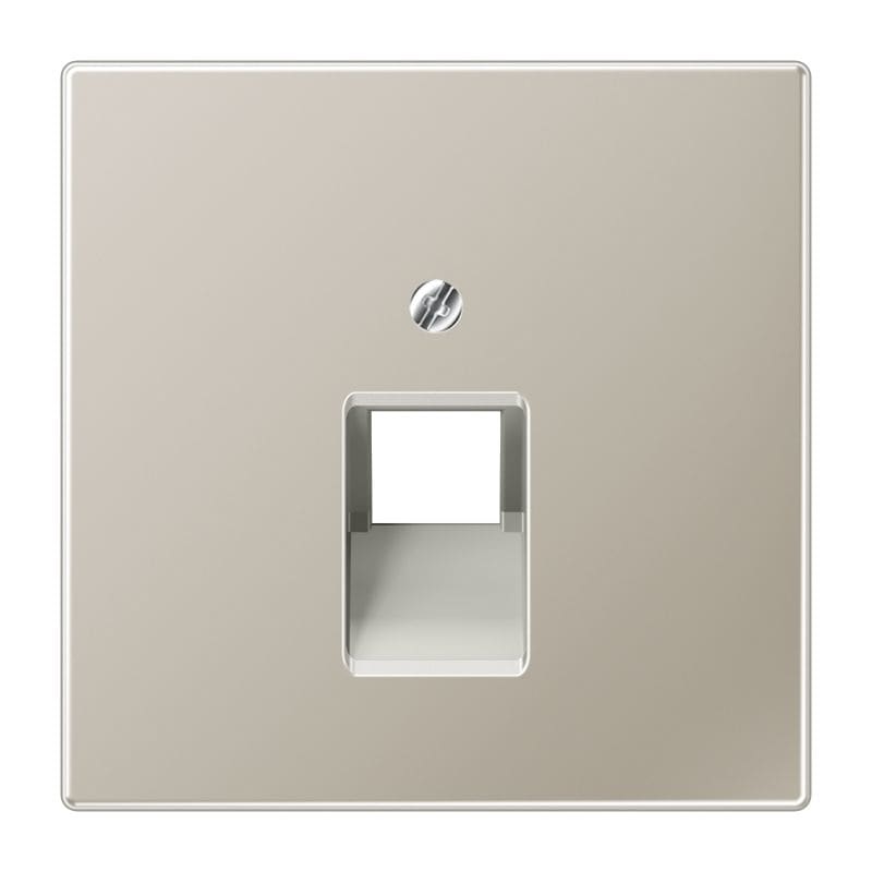 Jung - Enjoliveur pour simple prise IAE/UAE / LS 990 Métal Inox