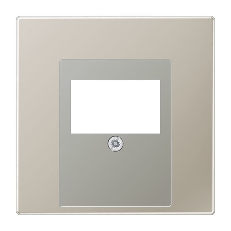 Jung - Enjoliveur pour prise TAE / LS 990 Métal Inox