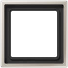 Jung - Cadre 1 poste / LS 990 Métal Inox