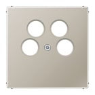 Jung - Enjoliveur pour prise TV-FM-SAT Ankaro / LS 990 Métal Inox