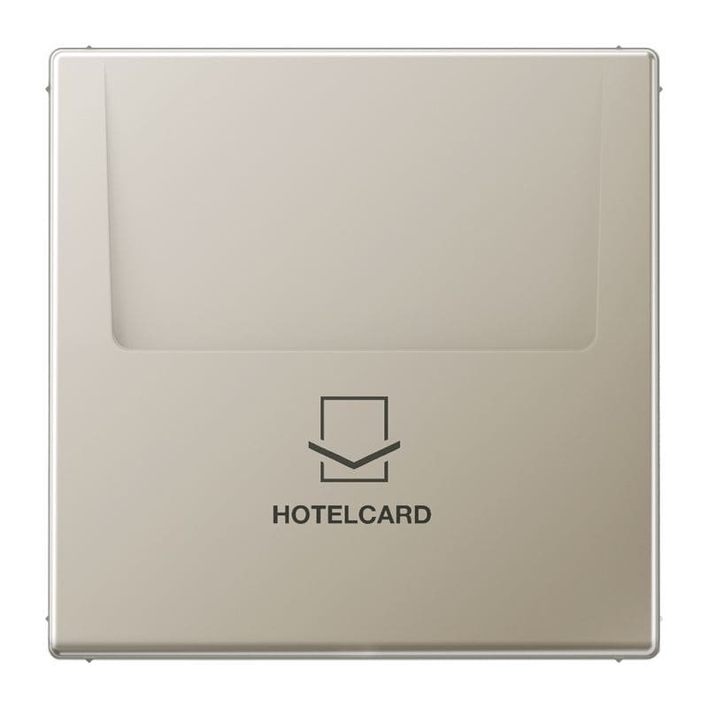 Jung - Enjo Hotelcard / LS 990 Métal Inox