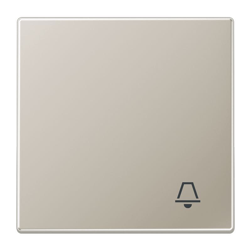Jung - Enjo avec symbole "sonnerie" / LS 990 Métal Inox