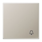 Jung - Enjo avec symbole "sonnerie" / LS 990 Métal Inox