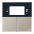 Jung - Kit touche pour régulateur KNX 4093KRMTSD / LS 990 Métal Inox