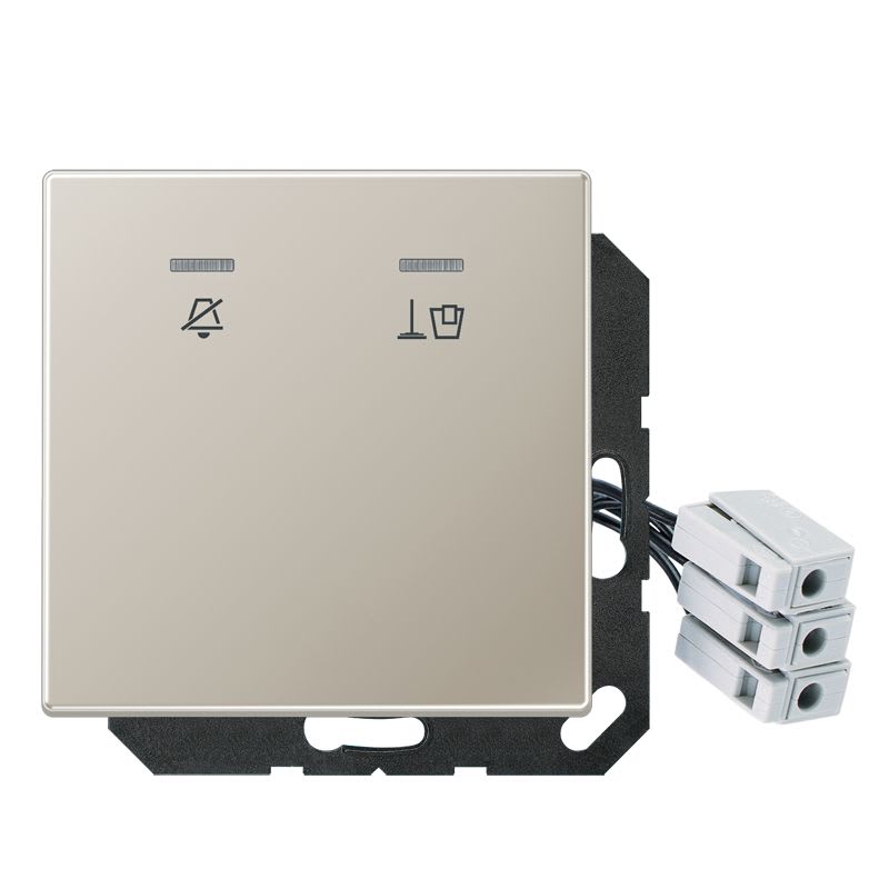 Jung - Enjoliveur Hôtel, poste extérieur 230 V / LS 990 Métal INOX