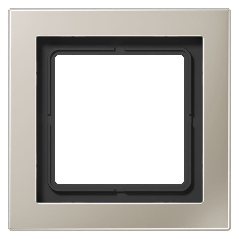 Jung - Cadre 1 poste / LS DESIGN Métal Inox