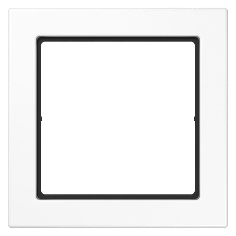 Jung - Cadre 1 poste / LS FLAT DESIGN Blanc
