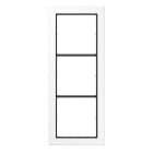 Jung - Cadre 3 postes / LS FLAT DESIGN Blanc