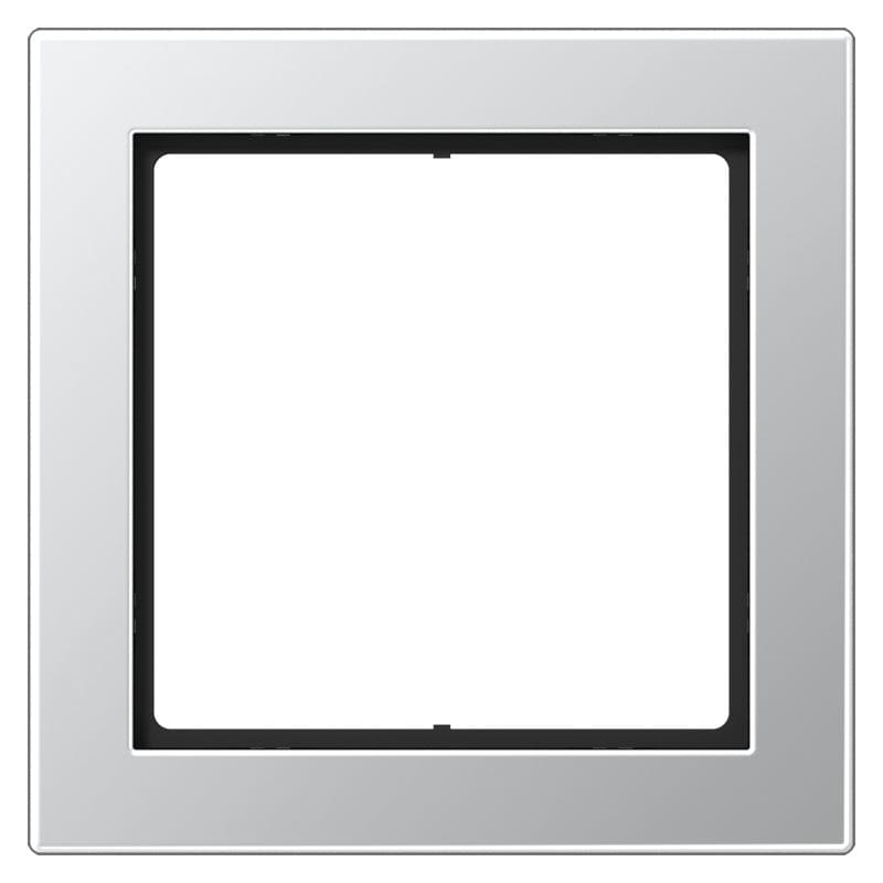 Jung - Cadre 1 poste / LS FLAT DESIGN Aluminium