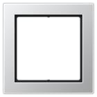 Jung - Cadre 1 poste / LS FLAT DESIGN Aluminium