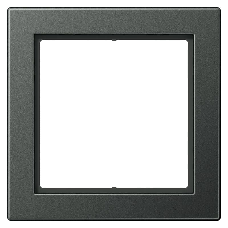 Jung - Cadre 1 poste / LS FLAT DESIGN Titane Anthracite