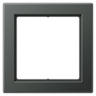 Jung - Cadre 1 poste / LS FLAT DESIGN Titane Anthracite