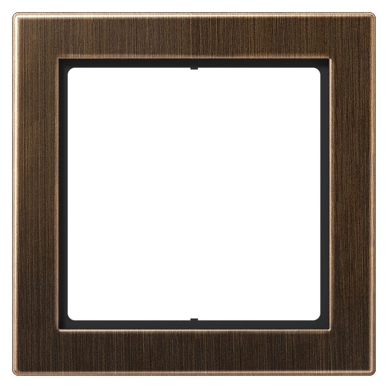 Jung - Cadre 1 poste / LS FLAT DESIGN Laiton ancien