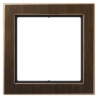 Jung - Cadre 1 poste / LS FLAT DESIGN Laiton ancien