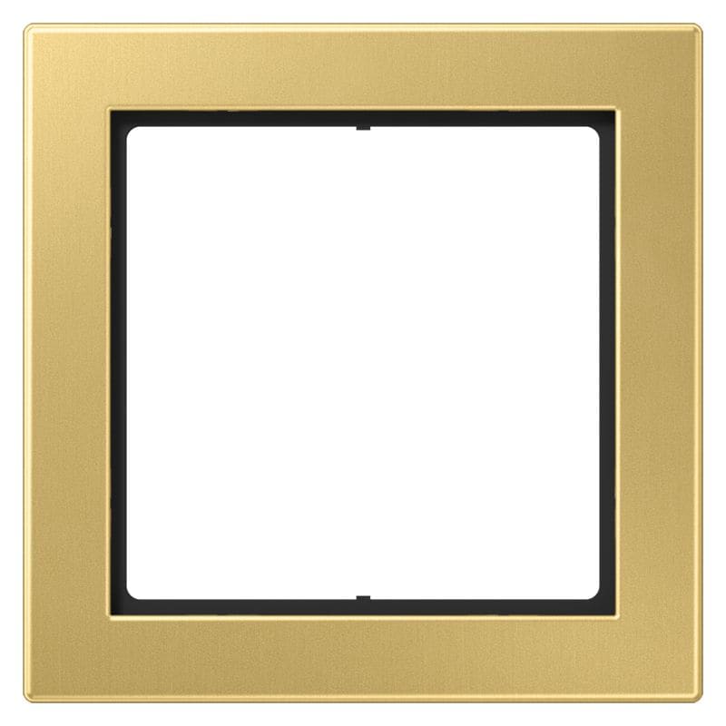 Jung - Cadre 1 poste / LS FLAT DESIGN Laiton doré