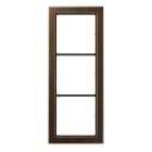 Jung - Cadre 3 postes / LS FLAT DESIGN Laiton ancien