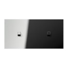 Jung - Enjoliveur 2 modules horizontal avec 1+1 leviers Carré / LS 1912 Chrome