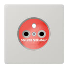 Jung - Enjo pour prise Franco/Belge circuit INFO / LS 990 Gris clair