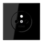 Jung - Enjo pour prise Franco/Belge / LS 990 Noir