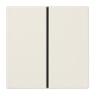 Jung - Kit touche complet 1 voie platine F40 / LS 990 Ivoire