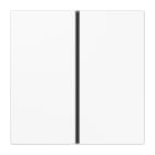 Jung - Kit touche complet 1 voie platine F40 / LS 990 Blanc