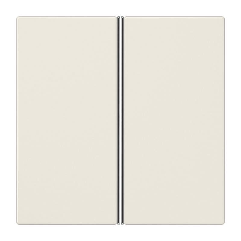 Jung - Kit touche complet 2 voies platine F40 / LS 990 Ivoire