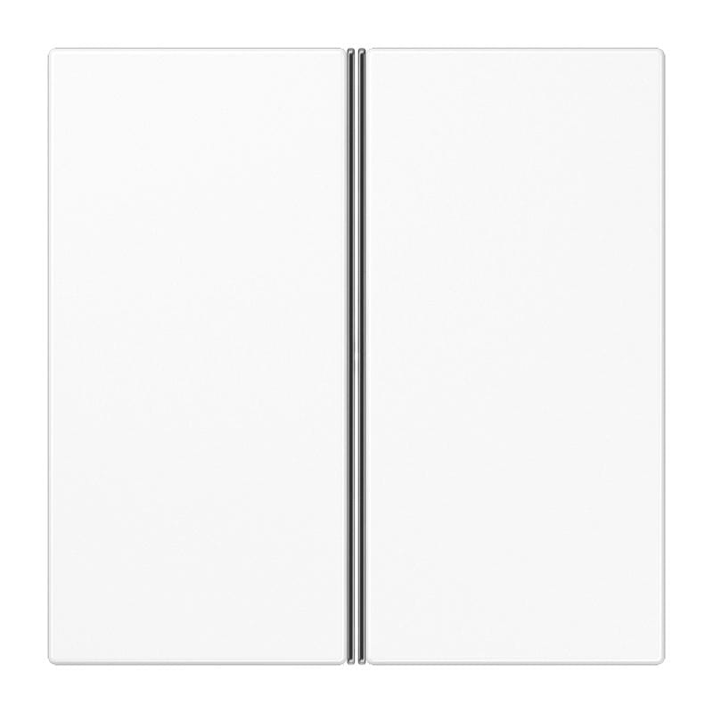 Jung - Kit touche complet 2 voies platine F40 / LS 990 Blanc