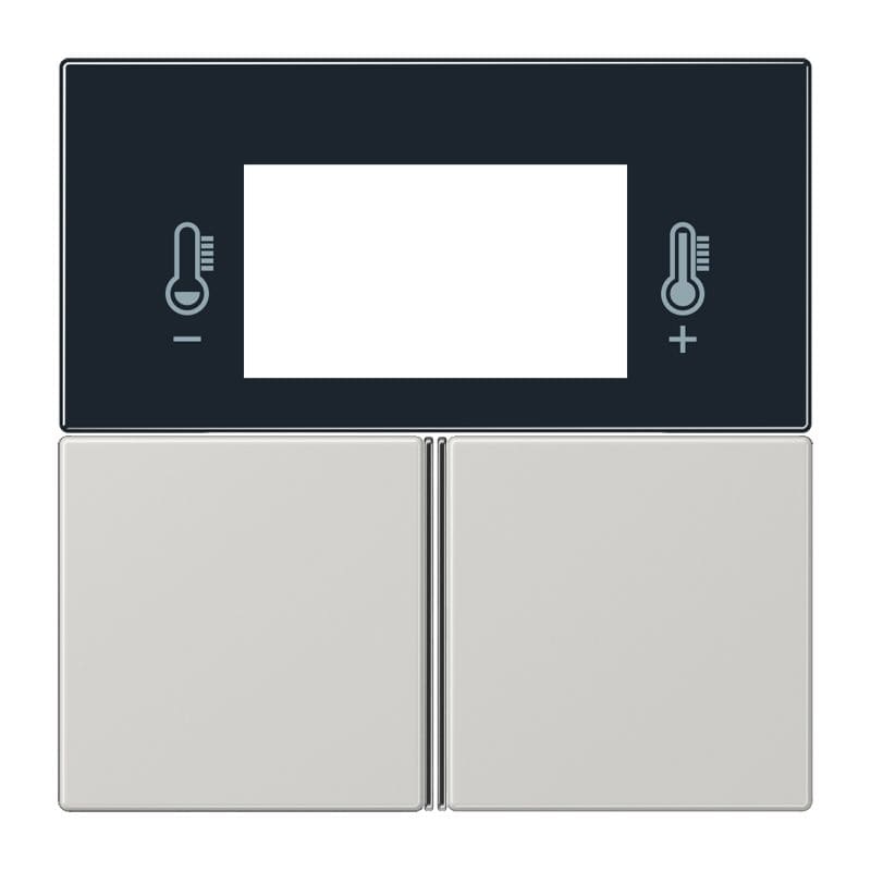 Jung - Kit touche pour régulateur KNX Art. 4093KRMTSD / LS 990 Gris clair