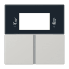Jung - Kit touche pour régulateur KNX Art. 4093KRMTSD / LS 990 Gris clair