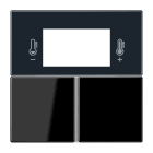 Jung - Kit touche pour régulateur KNX Art. 4093KRMTSD / LS 990 Noir